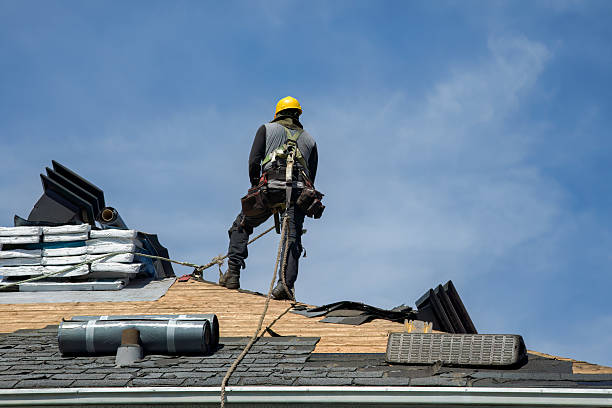 Professional Roofing technician working in Green Valley Lake, CA